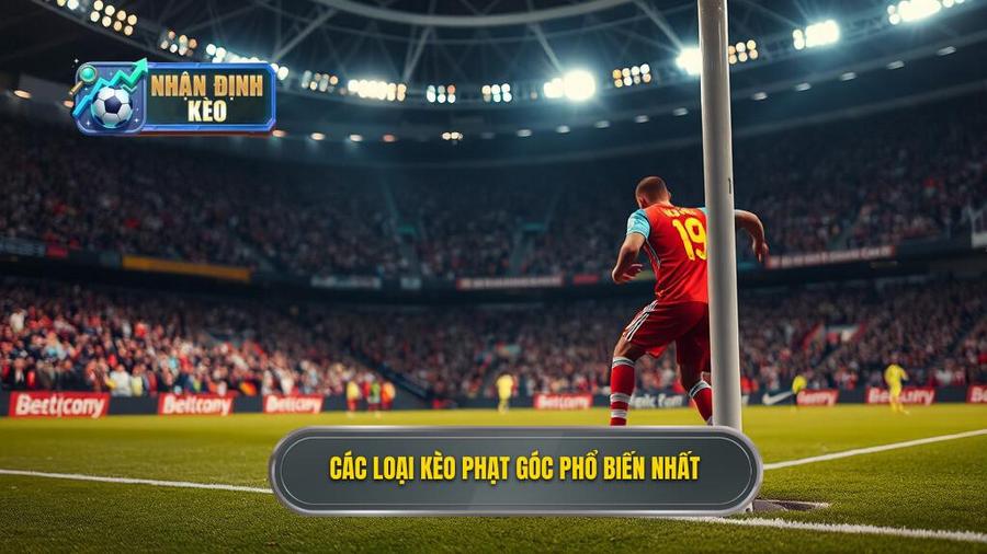 2. Các loại kèo phạt góc phổ biến nhất