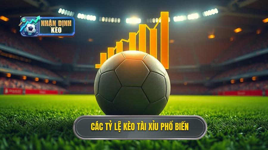 2. Các tỷ lệ kèo tài xỉu phổ biến
