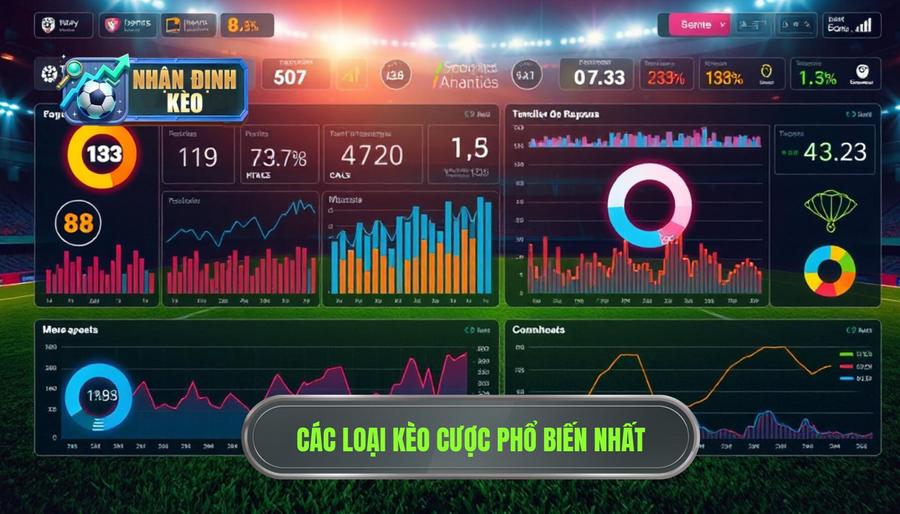 Phân tích các loại kèo phổ biến trên bảng tỷ lệ