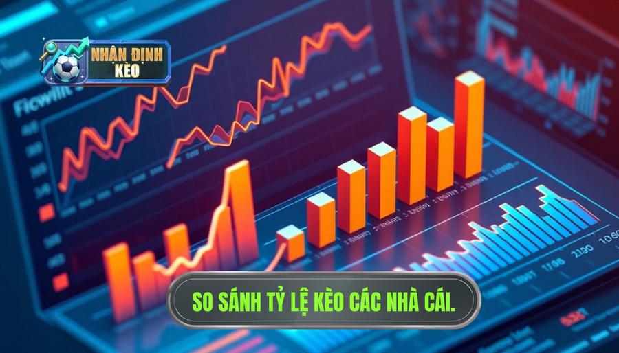 Bảng so sánh ví dụ tỷ lệ kèo giữa các nhà cái hàng đầu